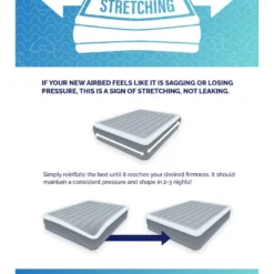 Woods Twin Single-High Inflatable Air Mattress/Airbed W/ 2-in-1 Pump For AC/Car Outlet -OutfitPro Shop airbed manual w b18ce5ee 87b3 4bc0 9079 f95c5257bcde 3