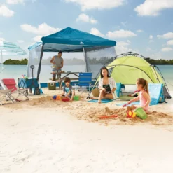 Woods Reign Instant 2-Door Screen House/Canopy Tent/Gazebo Camping Shelter, 12-ft X 12-ft 18 Woods Reign Instant 2-Door Screen House/Canopy Tent/Gazebo Camping Shelter, 12-ft X 12-ft -OutfitPro Shop beach umbrella 6 3584a346 e3e6 47ab a51b 61d84443c4cc