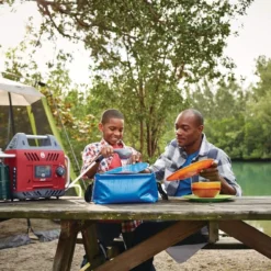 Woods Portable Folding Camping Sink W/ Handles, 10-L -OutfitPro Shop coleman instant screen house 15 x 13 feet 8cc1840e 907d 4ea0 b7e6 9fa9d87dd48f