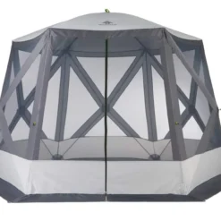 Woods Lodge Instant Pop-Up Screen House/Canopy Tent/Gazebo Camping Shelter, 11-ft X 9-ft -OutfitPro Shop woods 12x10 screen hub dd91deb1 862d 4051 8b35 c18a7e513b62