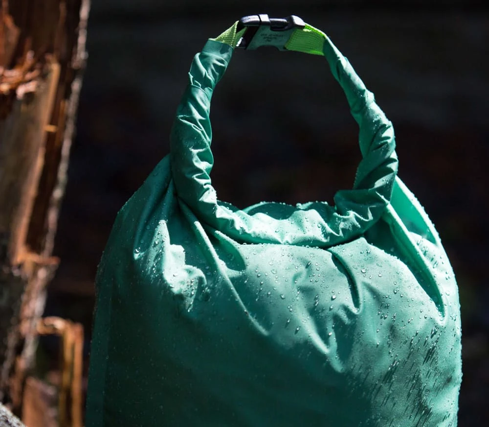 Woods Lightweight Waterproof Dry Bag W/ Valve For Camping, Hiking & Water Sports, 30-L, Green 4 Woods Lightweight Waterproof Dry Bag W/ Valve For Camping, Hiking & Water Sports, 30-L, Green - Image 2