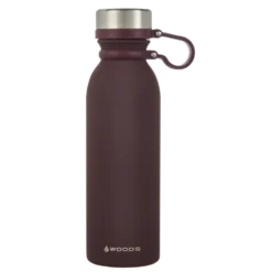 Woods™ Stainless Steel Insulated Rubberized Water Bottle, Assorted Colours, 600mL -OutfitPro Shop woods 600ml stainless steel water bottle 7dadb6ff 02cc 494e b871 96f5cafc21cc