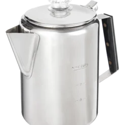 Woods™ Daybreak Stainless Steel Camping Coffee Percolator, 9-Cups
