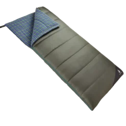 Woods Canmore Cotton Flannel Lined Insulated Cold Weather Sleeping Bag W/ Compression Sack, -10°C -OutfitPro Shop woods canmore 4lb xl 10 c sleeping bag 45064876 5757 455c 9b55 45bec936d7fb