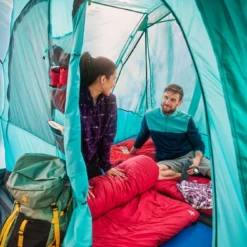 Woods Refuge 3-Season, 6-Person, 2-Room Easy Set-Up Camping Tent W/ Divider, Vestibule & Carry Bag 25 Woods Refuge 3-Season, 6-Person, 2-Room Easy Set-Up Camping Tent W/ Divider, Vestibule & Carry Bag -OutfitPro Shop woods chilkoot 40l 3020699a 12cf 4fe6 938b a89e06bd550c