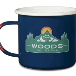 Woods Forest Enamel Mug, Assorted Designs
