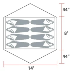 Woods Lookout 3-Season, 8-Person Camping Dome Tent W/ Vestibule, Rain Fly & Carry Bag -OutfitPro Shop woods expedition lookout tent 8 person 95c08340 4242 411a 9da3 f24495f7d68d