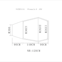 Woods Pinnacle 4-Season, 2-Person Lightweight Camping Dome Tent W/ Vestibule, Rain Fly & Carry Bag -OutfitPro Shop woods expedition pinnacle tent 2 person 7270e33f 25f7 4107 b7e3 927ffe1cb6e7