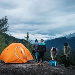 Woods Pinnacle 4-Season, 4-Person Lightweight Camping Dome Tent W/ Vestibule, Rain Fly & Carry Bag -OutfitPro Shop woods expedition pinnacle tent 4 person 0a178623 8e13 4046 a3de 6da54e68782c