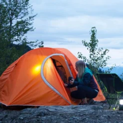 Woods Pinnacle 4-Season, 4-Person Lightweight Camping Dome Tent W/ Vestibule, Rain Fly & Carry Bag -OutfitPro Shop woods expedition pinnacle tent 4 person 48221fea 39c3 45bb aa0a 6bac8822f6be