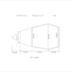 Woods Pinnacle 4-Season, 4-Person Lightweight Camping Dome Tent W/ Vestibule, Rain Fly & Carry Bag -OutfitPro Shop woods expedition pinnacle tent 4 person 633d2b88 d97c 409b b433 d79f85189c64
