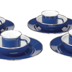 Woods™ Enamel Family Tableware Set, 12-pc -OutfitPro Shop woods family enamelware set df0fbef5 f6b8 473c b68d eda4db5a093f