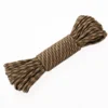 Woods Camping Fire Starter Rope, 550 Nylon Paracord Survival Rope W/ Cotton Core, 15m