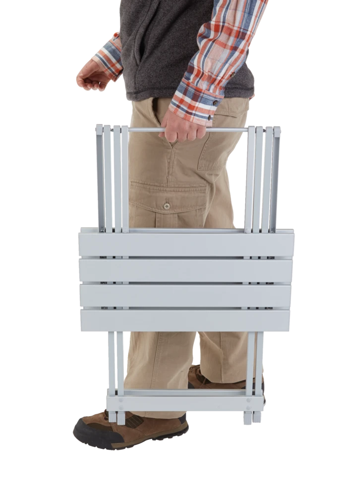 Woods Larkspur Portable Folding Lightweight Aluminium & Steel Camping Table 6 Woods Larkspur Portable Folding Lightweight Aluminium & Steel Camping Table - Image 4