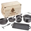 Woods™ Heritage Cast Iron Non-Stick Camping Cook Set