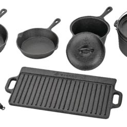 Woods™ Heritage Cast Iron Non-Stick Camping Cook Set 13 Woods™ Heritage Cast Iron Non-Stick Camping Cook Set -OutfitPro Shop woods heritage cast iron cook set 9 piece bd5dedfc bd14 497f 9f35 6aa460ad812d