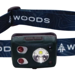Woods™ Flair High Output LED Camping Headlamp,1200 MAh, 250 Lumen