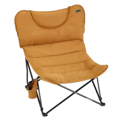 Woods Mammoth Padded Oversized Portable Folding Camping Quad Chair W/ Cup Holder & Carry Bag, Dijon -OutfitPro Shop woods mammoth chair 2001769e a9e0 4cfb b3a2 dbb6602d37e7