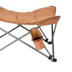 Woods Mammoth Padded Oversized Portable Folding Camping Quad Chair W/ Cup Holder & Carry Bag, Dijon -OutfitPro Shop woods mammoth chair 35839860 d065 4bb9 ab30 8e7813809d8e