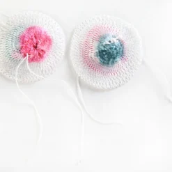 Woods™ Double Tie Circular Shape Lantern Mantles, Pink, Green & White, 2.8-in, 2-pk -OutfitPro Shop woods mantle 2 pack double tie b85711b2 def9 4f11 90eb 07995a4e2459