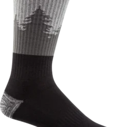 Woods™ Men's Hiking Socks, Black/Grey
