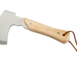 Woods Mini Pack Axe, Steel Single-Bit Hatchet Axe W/ Wooden Handle, Leather Sheath & Strap -OutfitPro Shop woods mini pack axe 32a4c9bb 5585 45e2 b472 59b6486b00e4