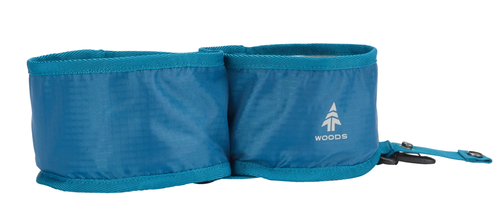 Woods PAW-THORN Collapsible Waterproof Dog Bowls, Camping And Travel, 2-Pack, 2-L Each 4 Woods PAW-THORN Collapsible Waterproof Dog Bowls, Camping And Travel, 2-Pack, 2-L Each - Image 2