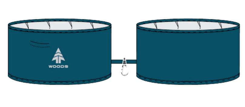 Woods PAW-THORN Collapsible Waterproof Dog Bowls, Camping And Travel, 2-Pack, 2-L Each 7 Woods PAW-THORN Collapsible Waterproof Dog Bowls, Camping And Travel, 2-Pack, 2-L Each - Image 5