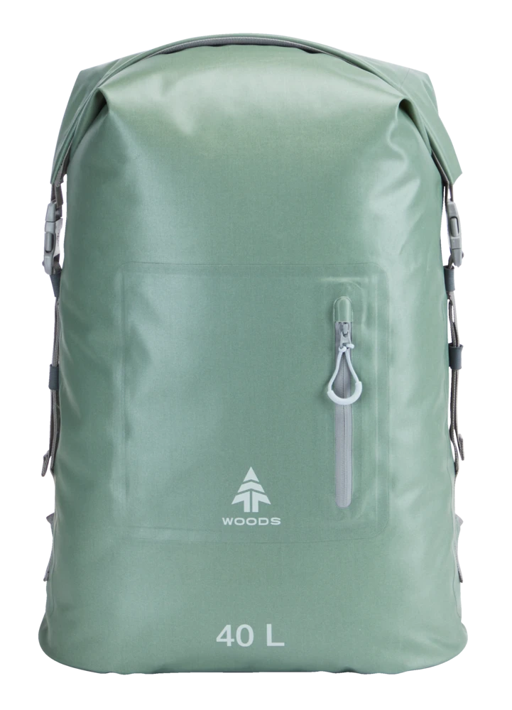Woods Portage Roll Top Waterproof Dry Backpack For Camping/Hiking/Canoeing/Kayaking, 40-L 5 Woods Portage Roll Top Waterproof Dry Backpack For Camping/Hiking/Canoeing/Kayaking, 40-L - Image 3
