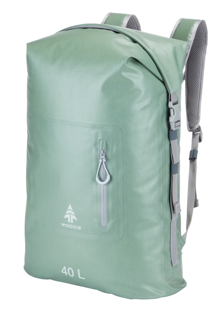 Woods Portage Roll Top Waterproof Dry Backpack For Camping/Hiking/Canoeing/Kayaking, 40-L 4 Woods Portage Roll Top Waterproof Dry Backpack For Camping/Hiking/Canoeing/Kayaking, 40-L - Image 2
