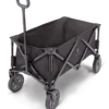 Woods Outdoor Collapsible Folding Utility Standard Wagon W/ Carry Bag, 150 Lb Capacity, Black -OutfitPro Shop woods porter folding wagon 61519ca6 4a2e 4e60 aa7c b202451a1014