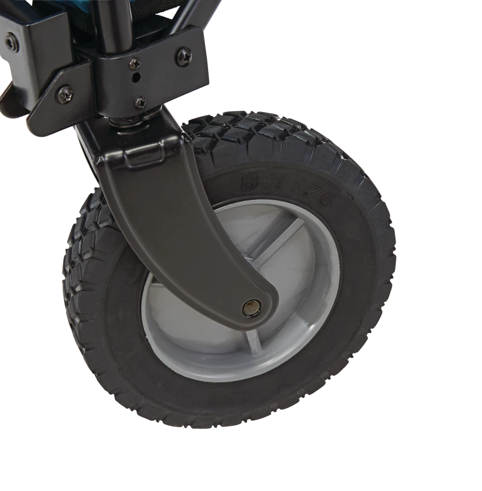 Woods Outdoor Collapsible Folding Utility Standard Wagon W/ Carry Bag, 150 Lb Capacity, Black 4 Woods Outdoor Collapsible Folding Utility Standard Wagon W/ Carry Bag, 150 Lb Capacity, Black - Image 2