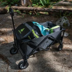 Woods Outdoor Collapsible Folding Utility Standard Wagon W/ Carry Bag, 150 Lb Capacity, Black 8 Woods Outdoor Collapsible Folding Utility Standard Wagon W/ Carry Bag, 150 Lb Capacity, Black -OutfitPro Shop woods porter folding wagon f8271a78 749f 48dd 8bf7 d9ed23369bd6