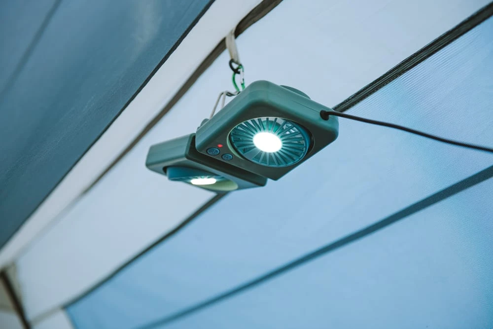 Woods™ Oroshi Battery-Powered Compact Camping Tent Fan & Tent Light W/ Power Bank 12 Woods™ Oroshi Battery-Powered Compact Camping Tent Fan & Tent Light W/ Power Bank - Image 10