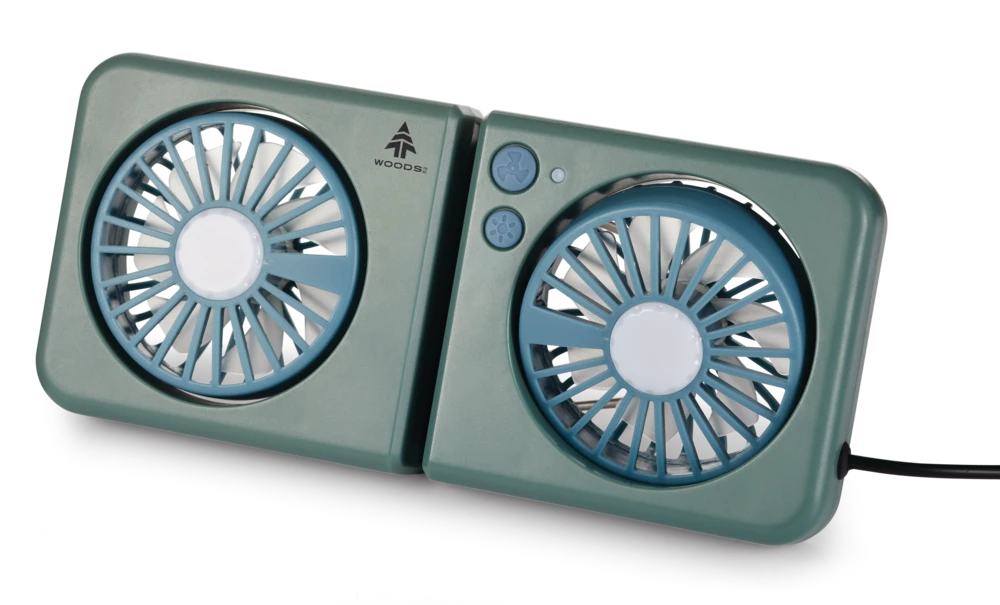 Woods™ Oroshi Battery-Powered Compact Camping Tent Fan & Tent Light W/ Power Bank 7 Woods™ Oroshi Battery-Powered Compact Camping Tent Fan & Tent Light W/ Power Bank - Image 5