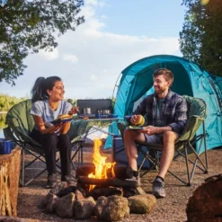 Woods Refuge 3-Season, 6-Person, 2-Room Easy Set-Up Camping Tent W/ Divider, Vestibule & Carry Bag 24 Woods Refuge 3-Season, 6-Person, 2-Room Easy Set-Up Camping Tent W/ Divider, Vestibule & Carry Bag -OutfitPro Shop woods refuge 6 person tent 6b6d92a5 dcd2 4798 8edb 431837999521