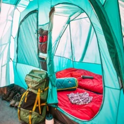 Woods Refuge 3-Season, 6-Person, 2-Room Easy Set-Up Camping Tent W/ Divider, Vestibule & Carry Bag 26 Woods Refuge 3-Season, 6-Person, 2-Room Easy Set-Up Camping Tent W/ Divider, Vestibule & Carry Bag -OutfitPro Shop woods refuge 6 person tent 82a04ee7 7925 4beb 80a2 d3b22fd6e175