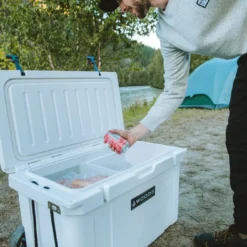 Woods™ Roto Cooler With Wheels, 65-L -OutfitPro Shop woods roto 65l with wheels 4594ec15 4aa1 41e2 bab7 2329bda25075