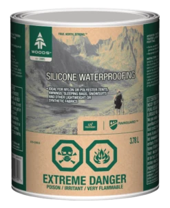 Woods Silicone Waterproofing Liquid For Nylon/Polyester Camping Tents, Tarps & Outdoor Gear 3.78-L