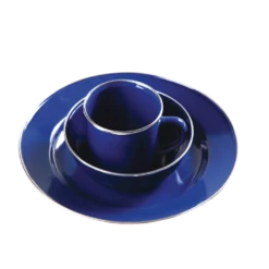 Woods Individual Enamel Camping Tableware Set, 3-pc -OutfitPro Shop woods solo enamelware set 1b0f0681 d306 4847 be46 c7223111e920