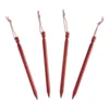 Woods Aluminium Y-Beam Tent Pegs/Stakes W/ Cords For Camping Tents & Tarps, 9-in, 4-pk