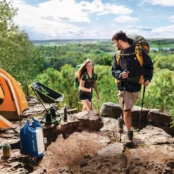 Woods Expedition Peak Lightweight Water-Resistant Backpack For Hiking/Camping/Travel, 60-L -OutfitPro Shop woods terra powerlite chair ea716251 6ce6 4311 acb1 573c5bc52303