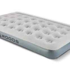 Woods Twin Single-High Inflatable Air Mattress/Airbed W/ 2-in-1 Pump For AC/Car Outlet -OutfitPro Shop woods twin airbed with pump 58d246de b5d1 4c45 b76f 9aea936c9135